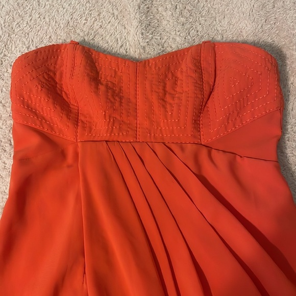 Peach orange mini sundress - Picture 2 of 5